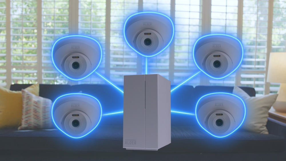 Alder NVR AI security cameras